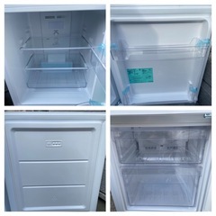 【23区近隣配送設置無料 】 H598 超極美品 Haier 2024年製 121L 冷蔵庫 ホワイト  の画像