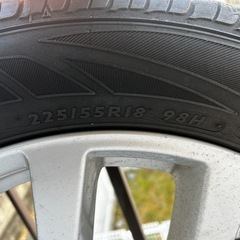 エクストレイル純正ホイール4本タイヤ付きの画像