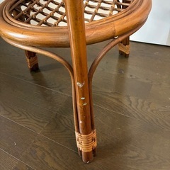 ラタン家具　昭和レトロの画像