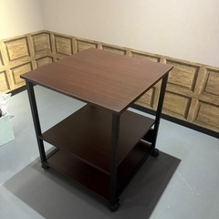 大きめの安定性の高いプリンター設置向きの キャスター付ラックの画像