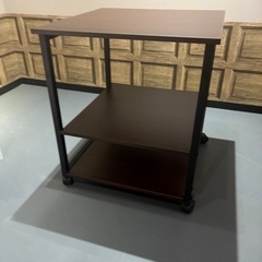 大きめの安定性の高いプリンター設置向きの キャスター付ラックの画像