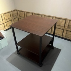 大きめの安定性の高いプリンター設置向きの キャスター付ラックの画像