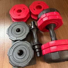 重さ調整式ダンベルの画像