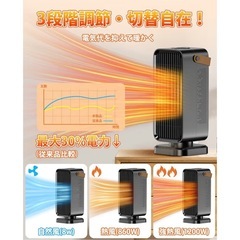 新品　セラミックヒーター　小型の画像