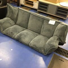 ★リユースのサカイ横浜南店★YM1722  ローソファー グレー W192×D75×H60 クリーニング済みの画像