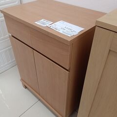★リユースのサカイ日立店★HJ8712  収納棚 ナチュラルブラウン H80×D40×W58 クリーニング済み の画像