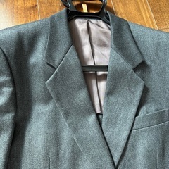 スーツセットアップ 背広上下 LL 上質ウール100%の画像
