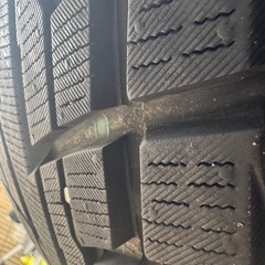 バリ溝 17インチ 17×7J +40 5H 114.3 スタッドレス付き 225/65R17 GEOLANDAR 4本セットの画像