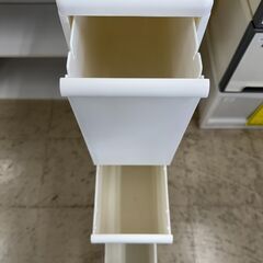 J3364　【リユースのサカイ柏店】　3段隙間収納　ホワイトの画像