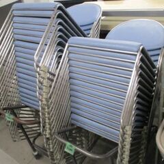 スタッキングチェア　ミーティングチェア　オフィスチェア　オカムラ【引き取り限定】の画像