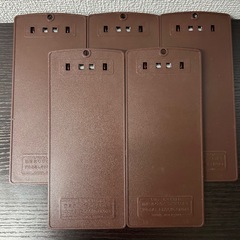 5枚セット✴︎ クリップ付き 伝票ホルダー ブラウンの画像