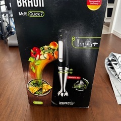 Braun Multi Quick7未使用どうぞ！の画像