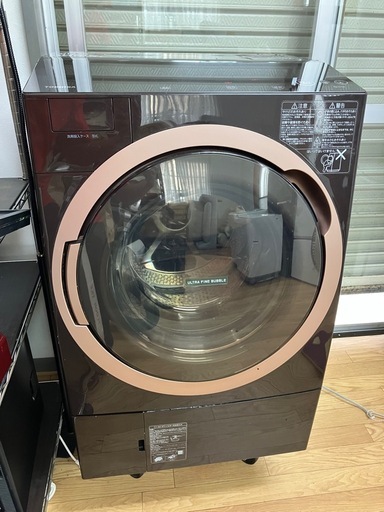 ★年末セール価格★ドラム式洗濯機　TOSHIBA 東芝　TW-117X6L 洗濯11kg 乾燥7kg 2018年　ブラウン　ultra