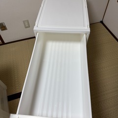 Fits 衣装ケース　天板頑丈タイプ　3個セット&4段の衣装ケースオマケ付きの画像