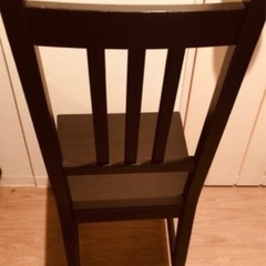 IKEA 2脚　イケア ブラックチェアの画像
