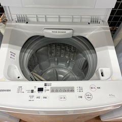 全自動洗濯機TOSHIBA AW-45M7 2018年製の画像
