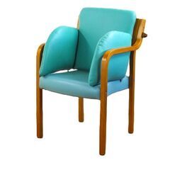 三方クッション　姿勢保持　パーキンソン病　グリーン　耐次亜塩素酸対応　脇クッションの画像