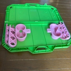 あげます⭐︎ピクニックテーブル、プラスチックカトラリーの画像