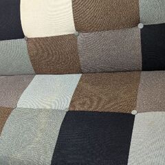 早急カラフルソファベッド3人がけ(難アリ)長さ180cm程の画像