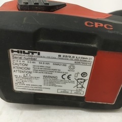 【中古】【店頭引取限定】 HILTI ヒルティ インパクトドライバ SID 4-A22 19,800円の画像