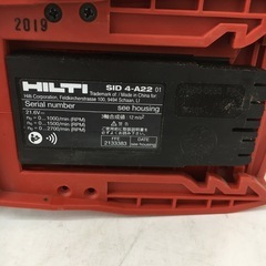 【中古】【店頭引取限定】 HILTI ヒルティ インパクトドライバ SID 4-A22 19,800円の画像