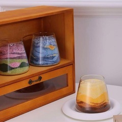 SNSで話題沸騰✴️アート砂絵DIYキャンドルキット 癒し空間 プレゼントにも⭕️の画像