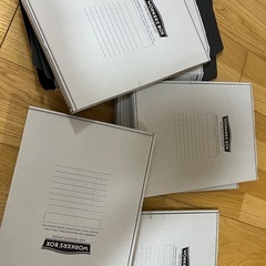未使用使用済み混合 8個セットWORKERS BOX （ワーカーズボックス） A4サイズ 書類整理 ハイモジモジ 切手シートデラックススペアの画像