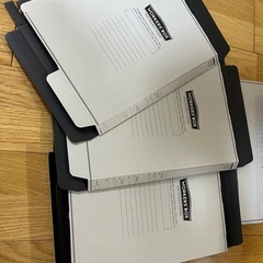 未使用使用済み混合 8個セットWORKERS BOX （ワーカーズボックス） A4サイズ 書類整理 ハイモジモジ 切手シートデラックススペアの画像