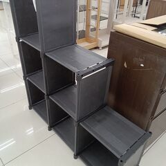 ★リユースのサカイ日立店★HJ8716  プラスチック製オープンシェルフ ブラック H110×D30.5×W108.5 クリーニング済み の画像