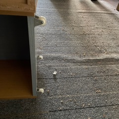 キャスター付き　3段ボックス　水色の画像