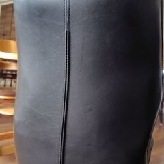 回転式　ダイニング　チェア　ブラック　スウェード　ステンレス　４脚　②の画像