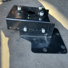 ジムニーJB２３　スペアタイヤ移動ブラケットの画像