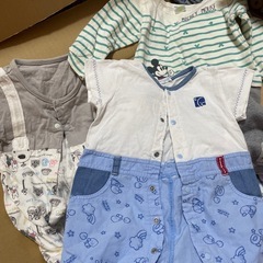 1枚50円 20着↑ 60-80cm ロンパース カバーオール 保育園着に　まとめ売り の画像