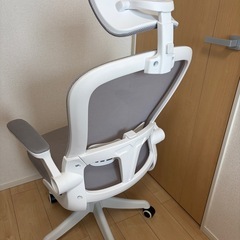 【美品】オフィスチェア グレー　デスクチェアの画像