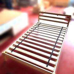 【自社配送は札幌市内限定】NITORI/ニトリ SDフレーム パック NA-S 木製ベッドフレーム 中古品 分割可能 店頭お引き取り歓迎/藻岩倉庫の画像