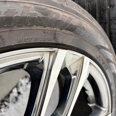 アルファード ヴェルファイア 245/45R19 19インチ 5H114.3 5穴 PCD114.3 クレンツェ シンティル 168エボ ヨコハマ ダンロップ 2025年製の画像