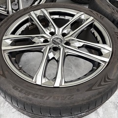 アルファード ヴェルファイア 245/45R19 19インチ 5H114.3 5穴 PCD114.3 クレンツェ シンティル 168エボ ヨコハマ ダンロップ 2025年製の画像