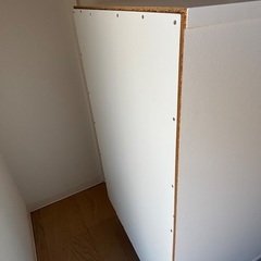 イケヤ　ラック　白色約41×41×72センチの画像