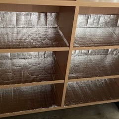 【店舗受取限定】キッチンカウンター（バタフライ天板付き）の画像