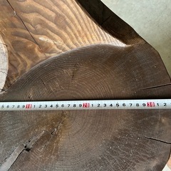 アジアン　丸太イス２脚セットの画像