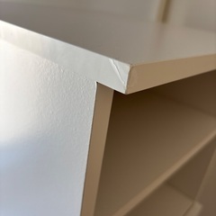 イケヤ　ラック　白色約41×41×72センチの画像