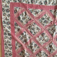 パッチワーク敷物の画像