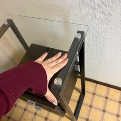 ガラス台収納棚の画像