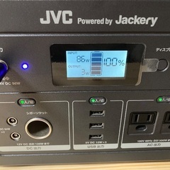 JVCケンウッド Jackery ポータブル電源 BN-RB62 動作確認済 アウトドア 災害対策の画像