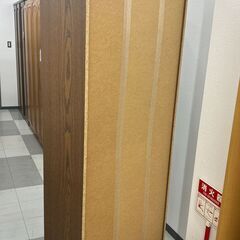★リユースのサカイ千葉中央店★  収納棚 ブラウン H202×D28×W80 クリーニング済み TC5876の画像