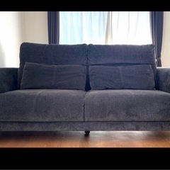 12/25まで掲載 美品 定価約10万 グレーソファーの画像