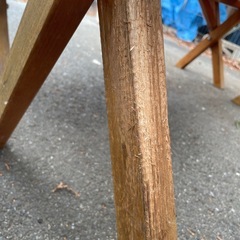 ガーデニングテーブルセット／テーブル①ベンチ②の画像