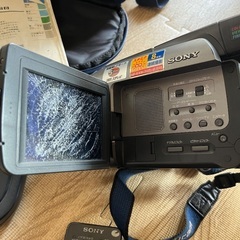 ジャンク品　ソニービデオカメラの画像