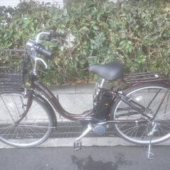 電動26インチ 税別￥41.637- 新基準ブリヂストンアシスタ　良品8.9Ah 電動自転車　３ヶ月保証　ブラウン1220の画像