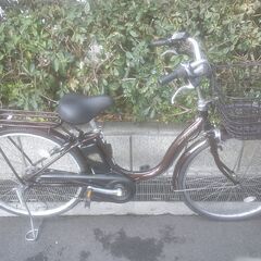 電動26インチ 税別￥41.637- 新基準ブリヂストンアシスタ　良品8.9Ah 電動自転車　３ヶ月保証　ブラウン1220の画像